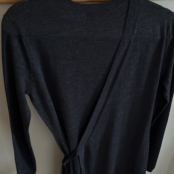 Toteme//merino midi wrap dress set - Picture 9 of 9